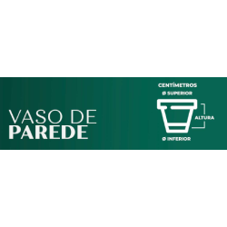 Vaso de Parede - Cores Diversas