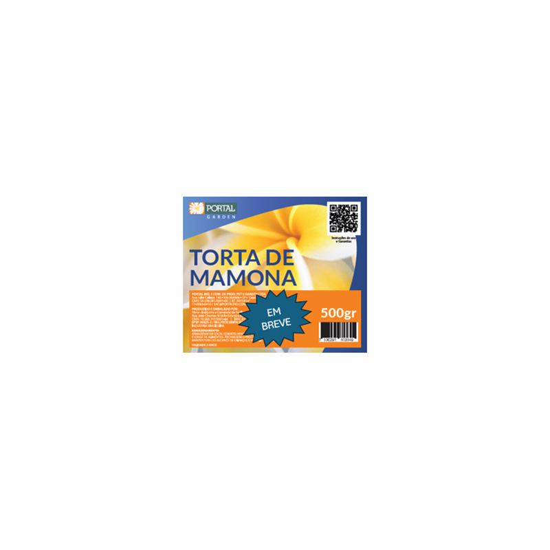 Fertilizante Torta de Mamona PORTAL 500g (stand up pouch c/ zip)